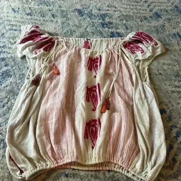 Free People Pukka Tee in Sand small - Picture 3 of 5
